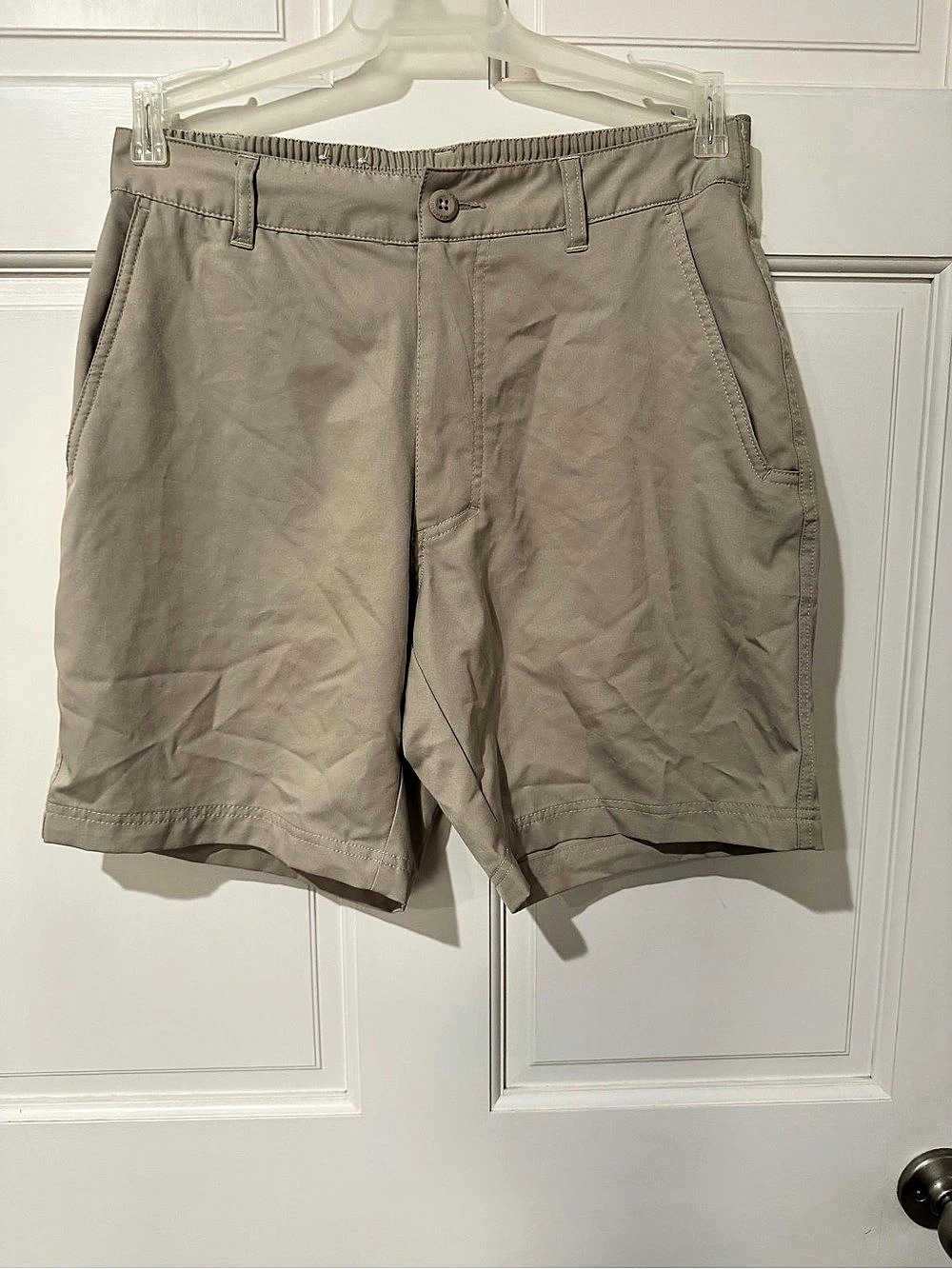 Columbia Washed Out Short Men's Flat Front Shorts Beige Waist 32